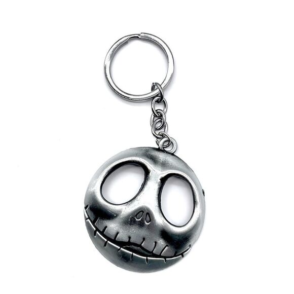 𝅺JACK SKELLINGTON Steel Key Chain - Picture 1 of 3